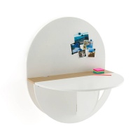 Стол Настенный складной Anzio единый размер белый LA REDOUTE INTERIEURS  фото, kupilegko.ru